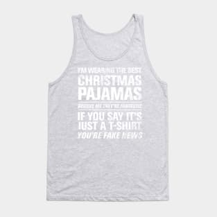 THE BEST CHRISTMAS PAJAMAS Tank Top